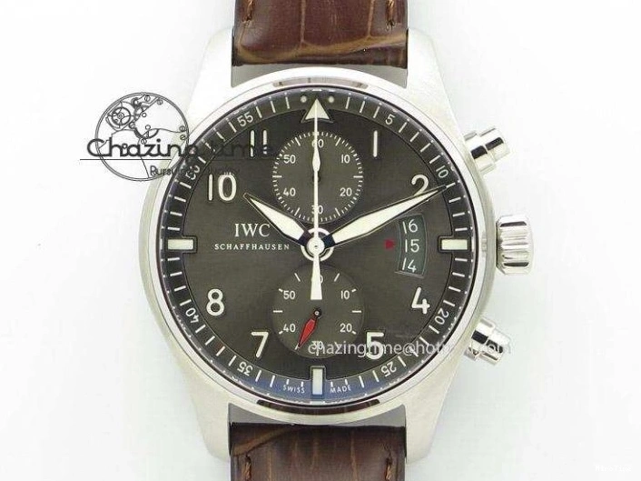 MIROTIME 0220 RelaxedFit Big Pilot Real PR IW500435 “Muhammad Ali” ZF Best Edition On Black Leather Strap A 7295